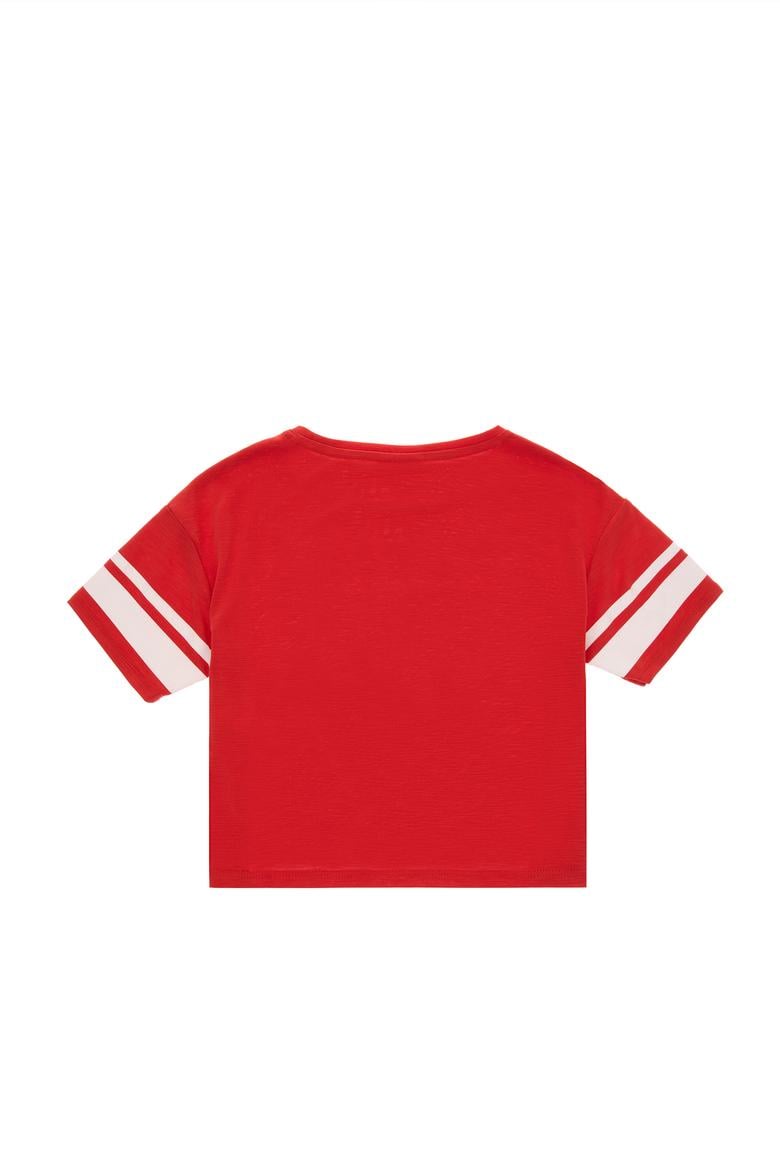 Kız Çocuk Kırmızı Tişört - 50270471001