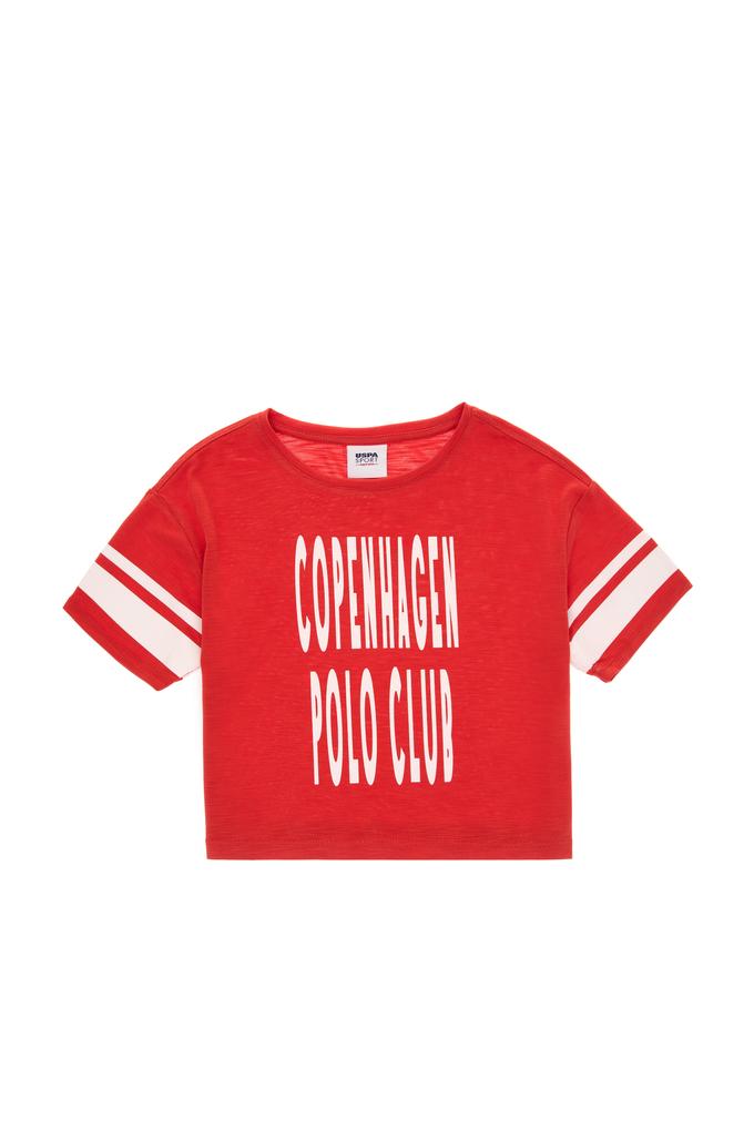 Kız Çocuk Kırmızı Tişört