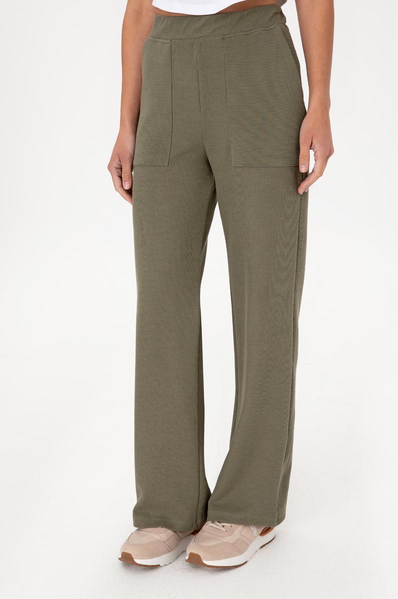 Kadın Koyu Haki Eşofman Altı