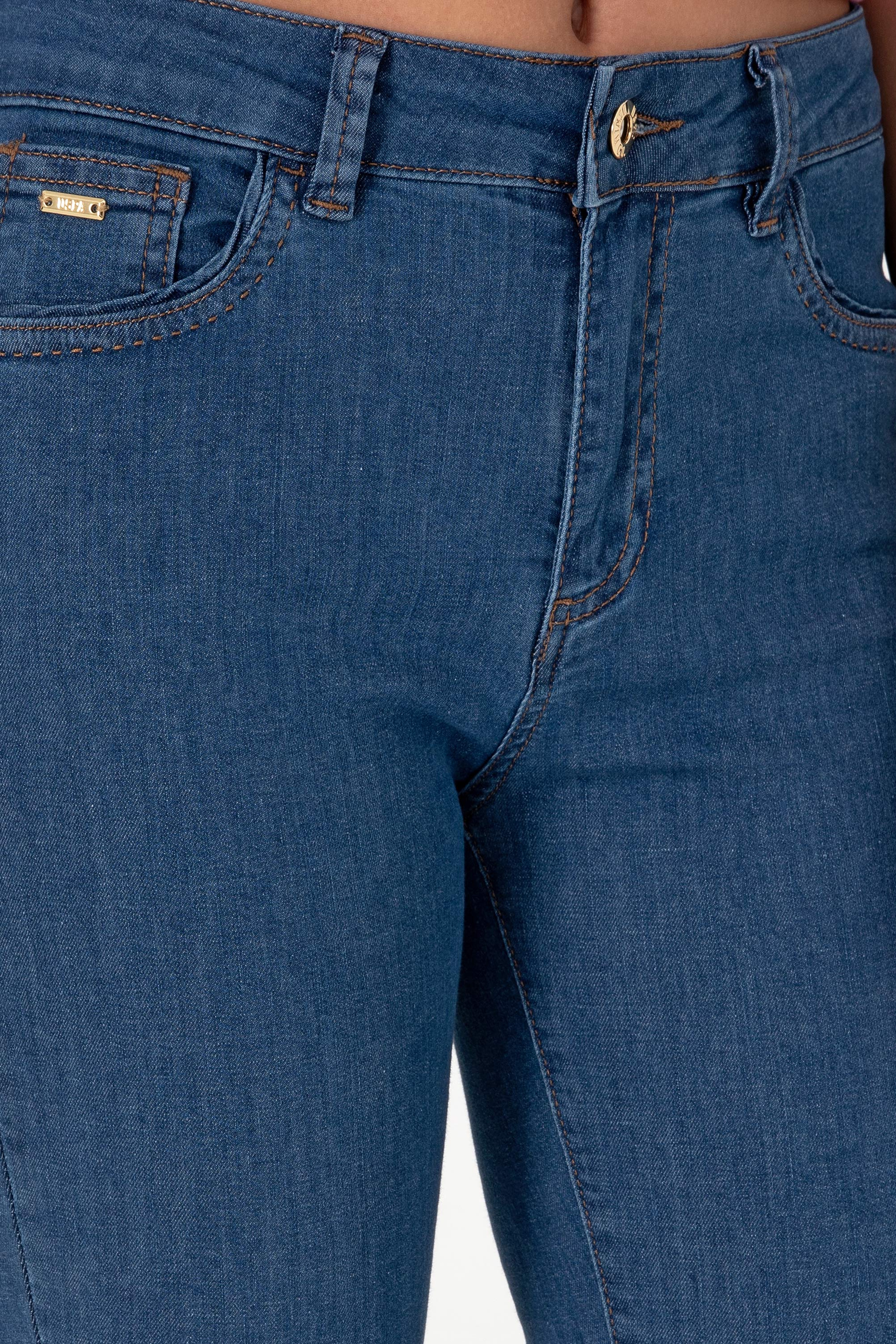 Kadın Koyu Mavi Skinny Fit Jean Pantolon