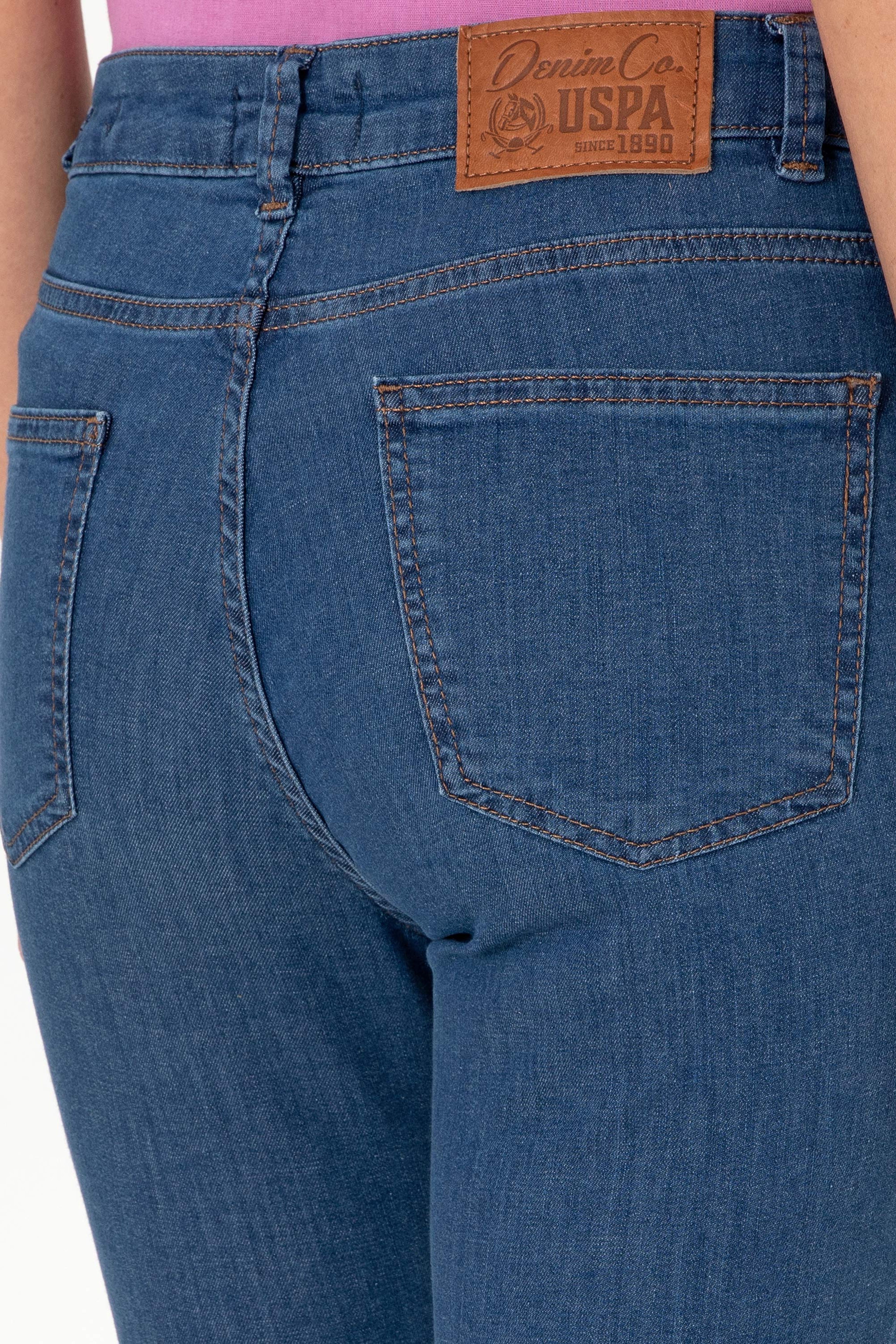 Kadın Koyu Mavi Skinny Fit Jean Pantolon