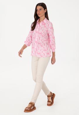 Kadın Pembe Uzun Kollu Gömlek - 50306414005