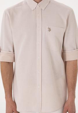 Erkek Camel Regular Fit Cepli Gömlek - 50306340001