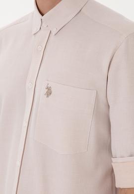 Erkek Camel Regular Fit Cepli Gömlek - 50306340001