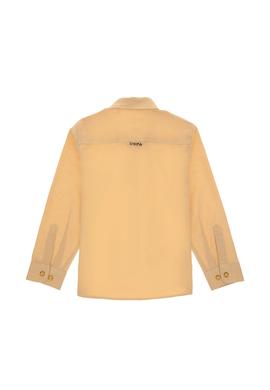 Erkek Çocuk Sarı Uzun Kollu Basic Gömlek - 50298017062