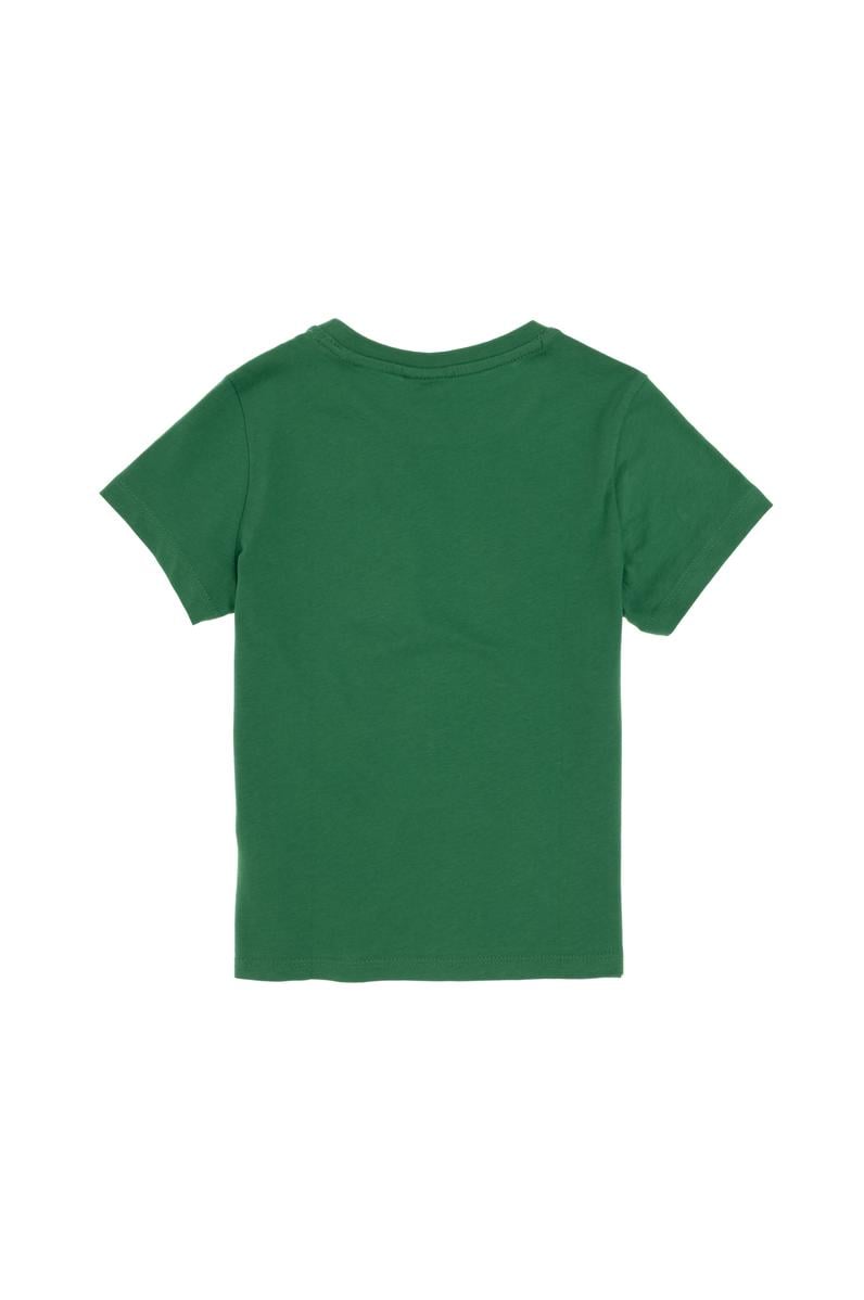 Erkek Çocuk Yeşil Bisiklet Yaka Tişört