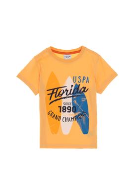 Erkek Çocuk Kavun Bisiklet Yaka Tişört - 50307199050