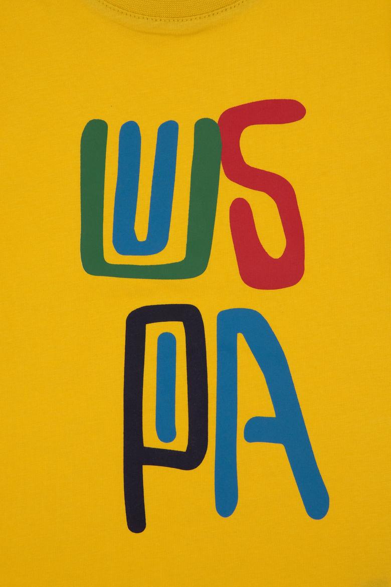 Erkek Çocuk Sarı Bisiklet Yaka Tişört - 50307271040