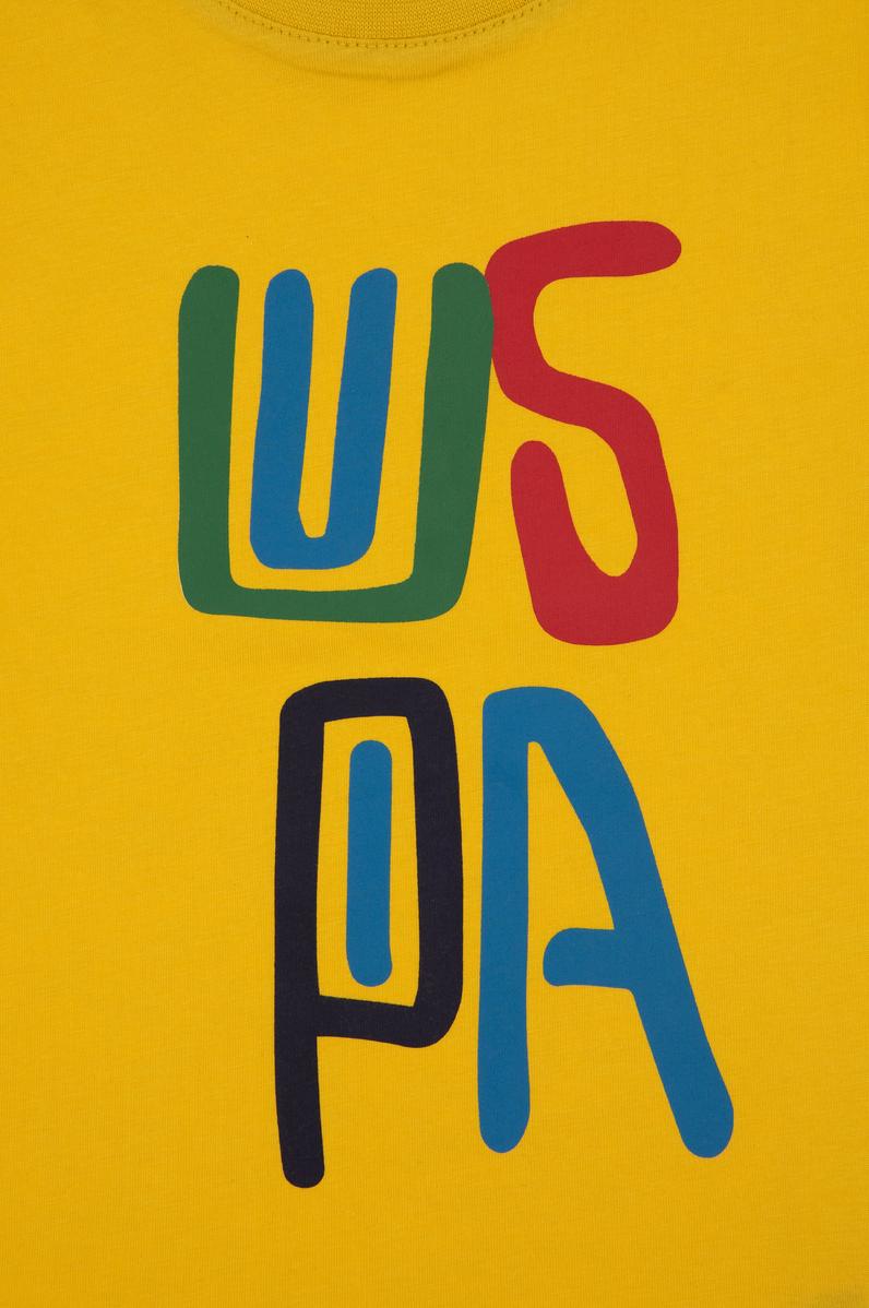 Erkek Çocuk Sarı Bisiklet Yaka Tişört