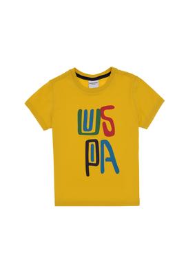 Erkek Çocuk Sarı Bisiklet Yaka Tişört - 50307271040