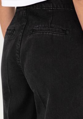 Kadın Siyah Loose Fit Jean Pantolon - 50304334007