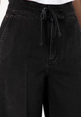 Kadın Siyah Loose Fit Jean Pantolon - 50304334007