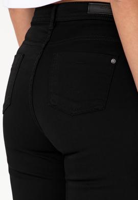 Kadın Siyah Kanvas Toothpick Fit Pantolon - 50307940018