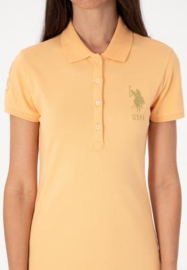 Kadın Kavun Polo Yaka Mini Boy Örme Elbise - 50297457173