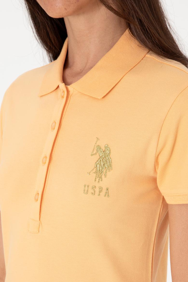 Kadın Kavun Polo Yaka Mini Boy Örme Elbise - 50297457169