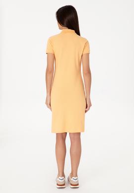 Kadın Kavun Polo Yaka Mini Boy Örme Elbise - 50297457169