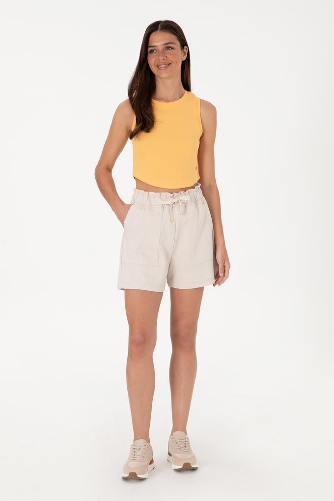 Kadın Taş Örme Şort