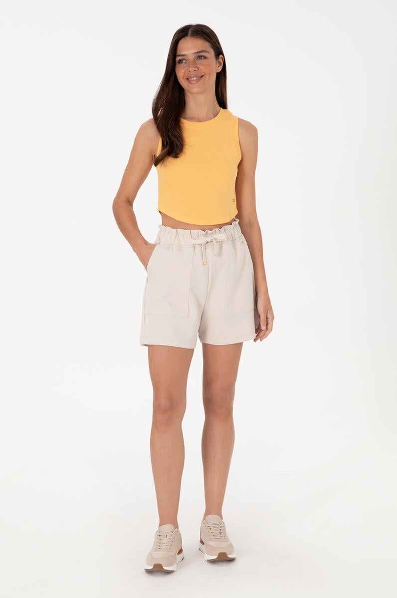 Kadın Taş Örme Şort