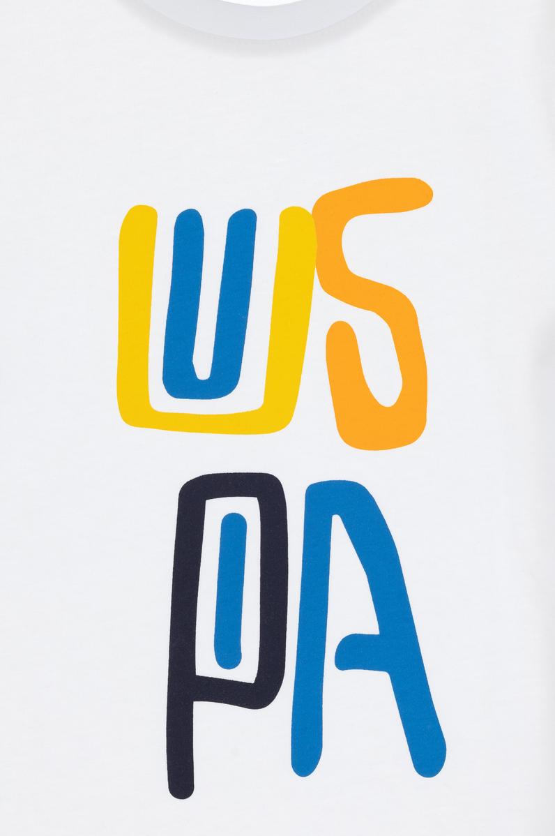 Erkek Çocuk Beyaz Bisiklet Yaka Tişört