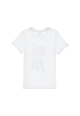 Erkek Çocuk Beyaz Bisiklet Yaka Tişört - 50307271002