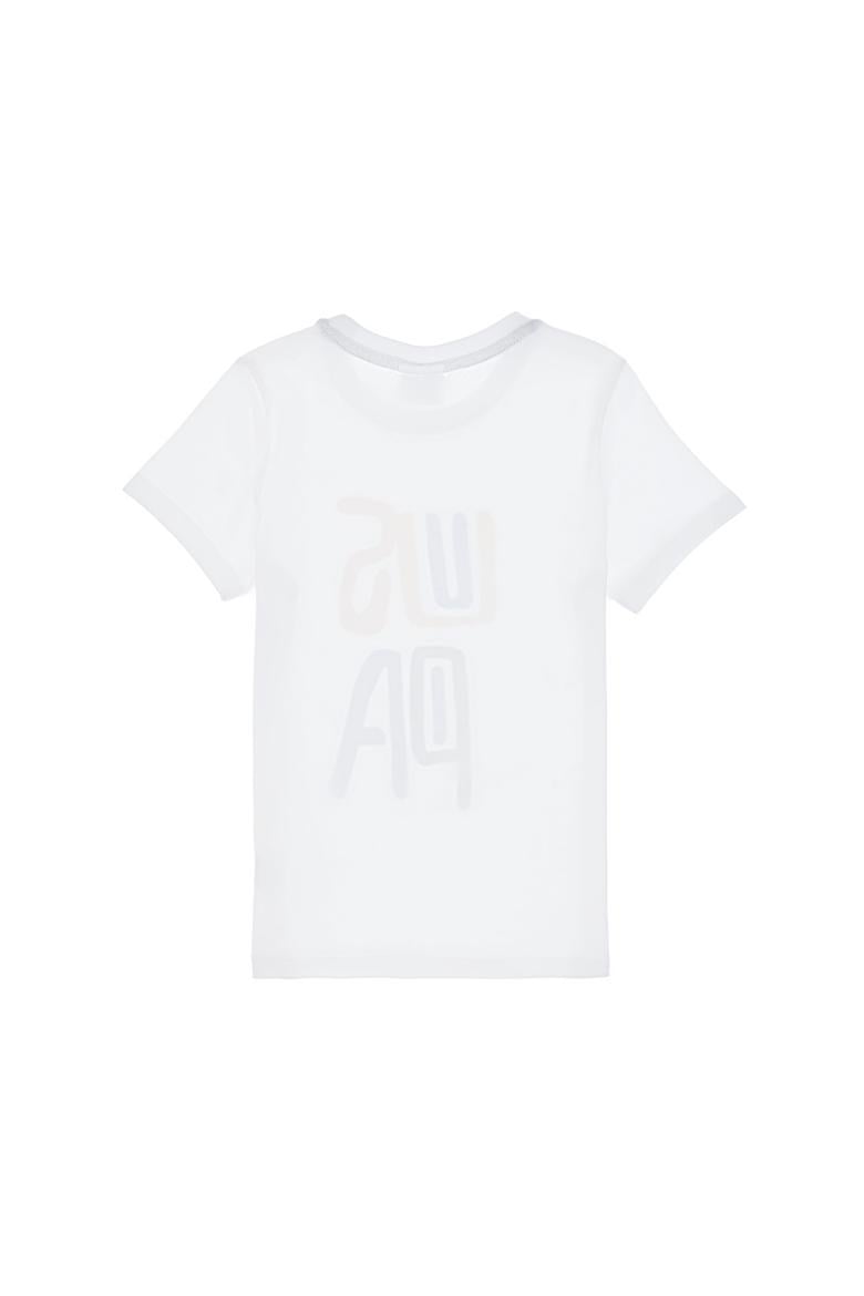 Erkek Çocuk Beyaz Bisiklet Yaka Tişört - 50307271002