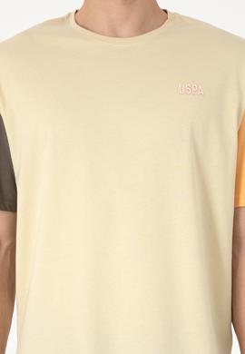 Erkek Comfort Fit Bisiklet Yaka Açık Haki Tişört - 50306921028