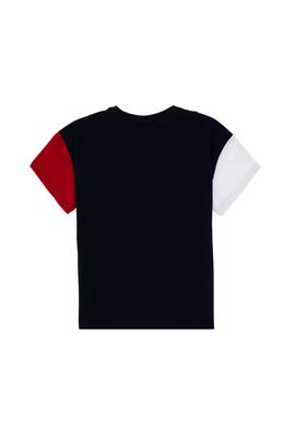 Erkek Çocuk Lacivert Oversize Bisiklet Yaka Tişört - 50307154010