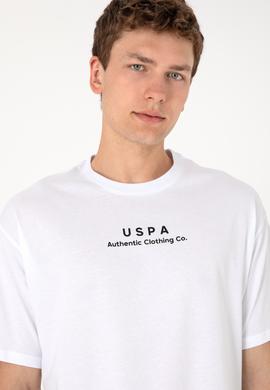 Erkek Comfort Fit Bisiklet Yaka Beyaz Tişört - 50294322001