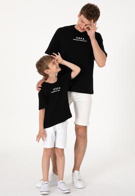 Erkek Comfort Fit Bisiklet Yaka Siyah Tişört - 50294322019