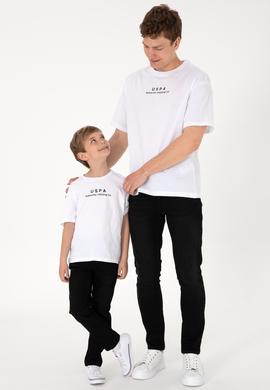 Erkek Comfort Fit Bisiklet Yaka Beyaz Tişört - 50294322001