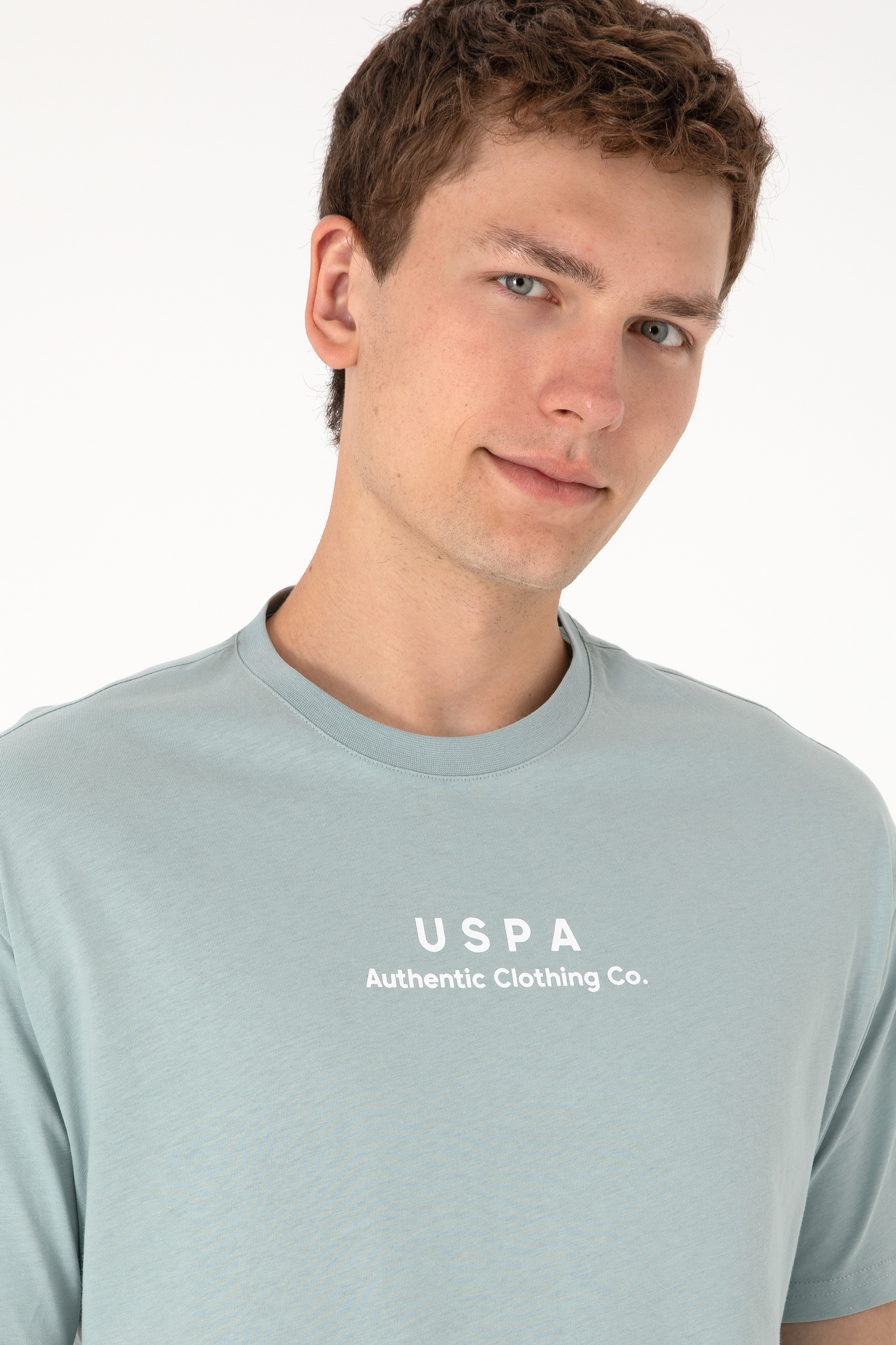 تی شرت یقه گرد آستین کوتاه ریلکس یقه گرد مردانه یو اس پولو | U.S. Polo Assn. - تصویر 4