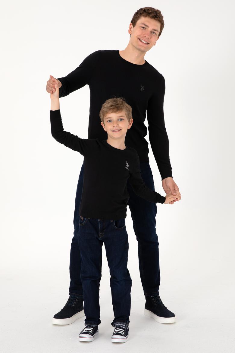 Erkek Siyah Basic Kazak - 50293505027