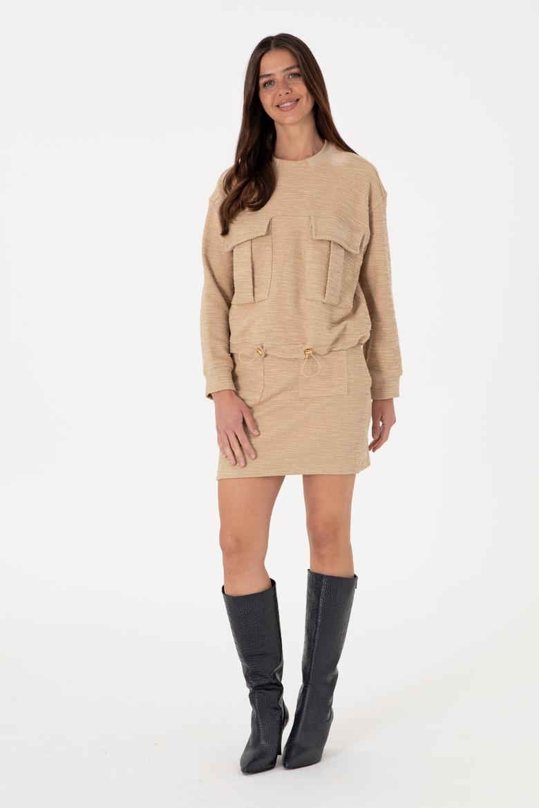 Kadın Kum Örme Etek - 50294338038