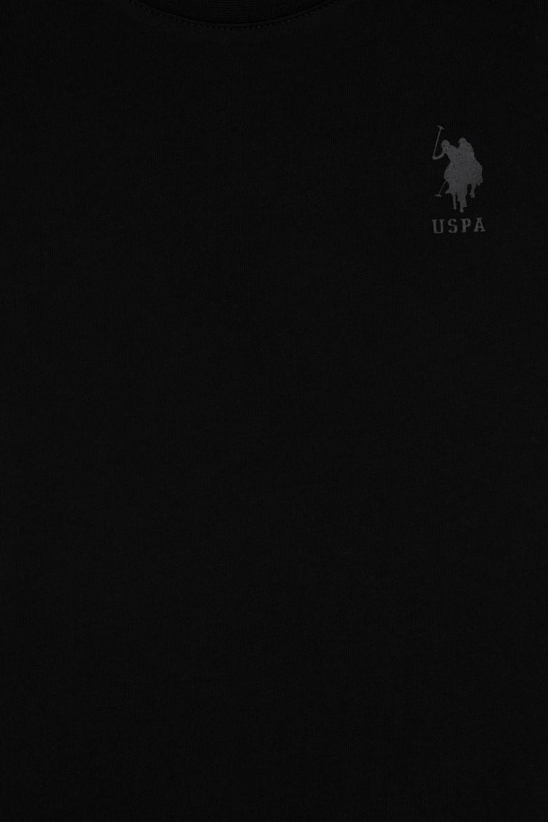 Erkek Çocuk Siyah Basic Bisiklet Yaka Tişört - 50306502022