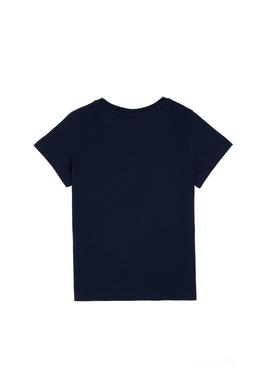 Erkek Çocuk Lacivert Comfort Basic Bisiklet Yaka Tişört - 50306502033