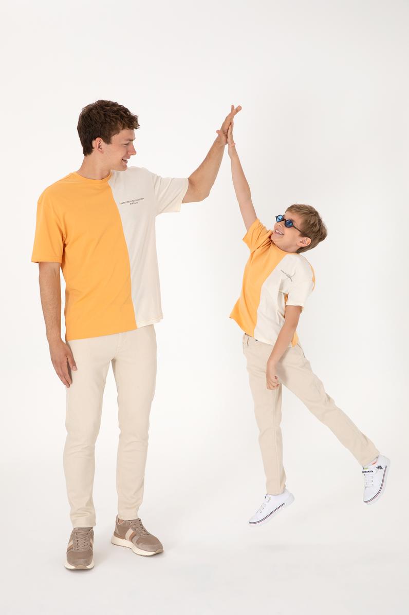 Erkek Çocuk Bej Jean Pantolon