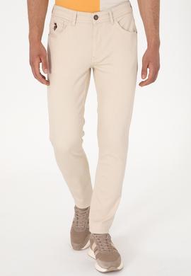 Erkek Bej Slim Fit Jean Pantolon - 50307999058