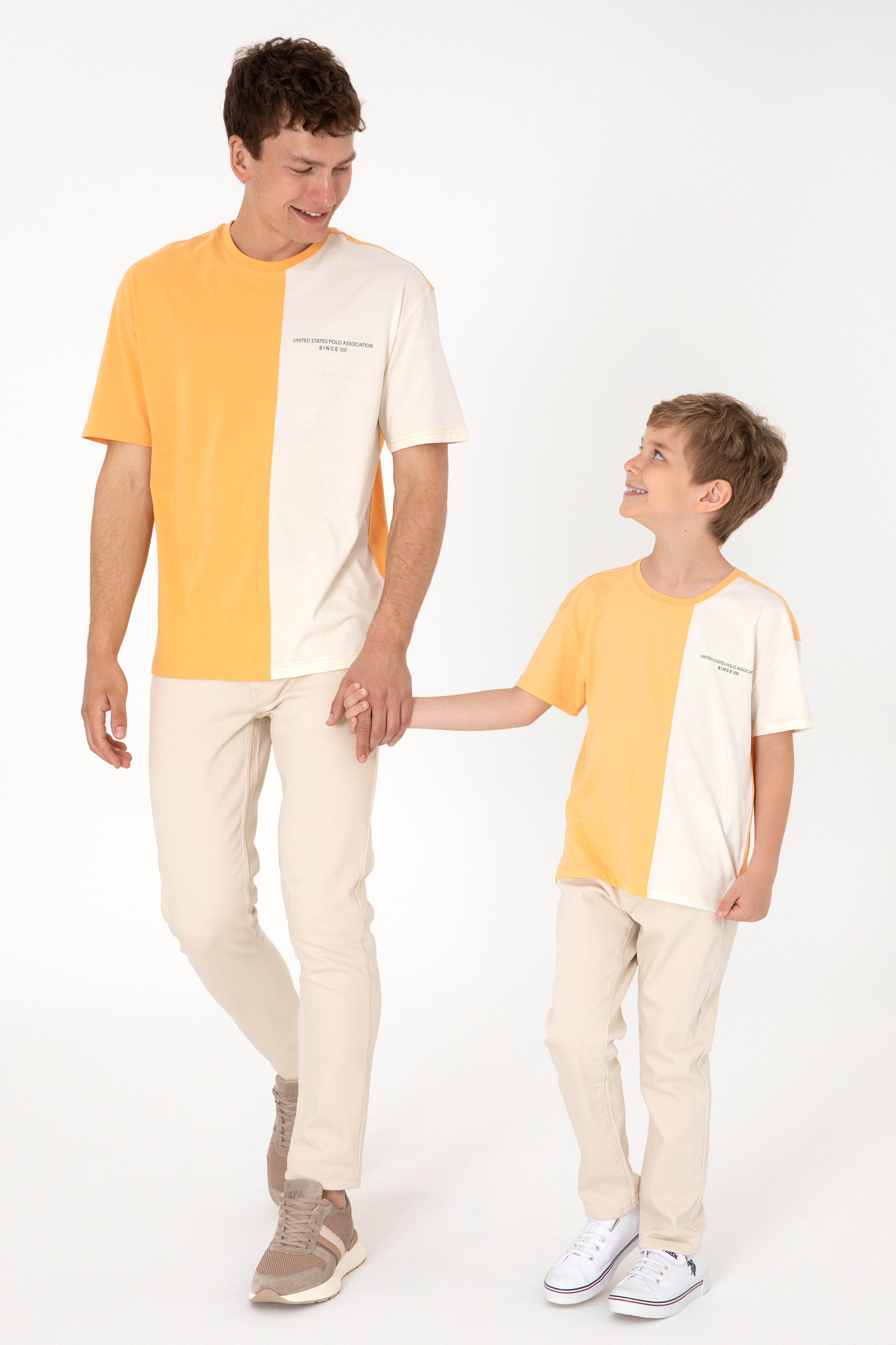 Erkek Bej Slim Fit Jean Pantolon - Image 2