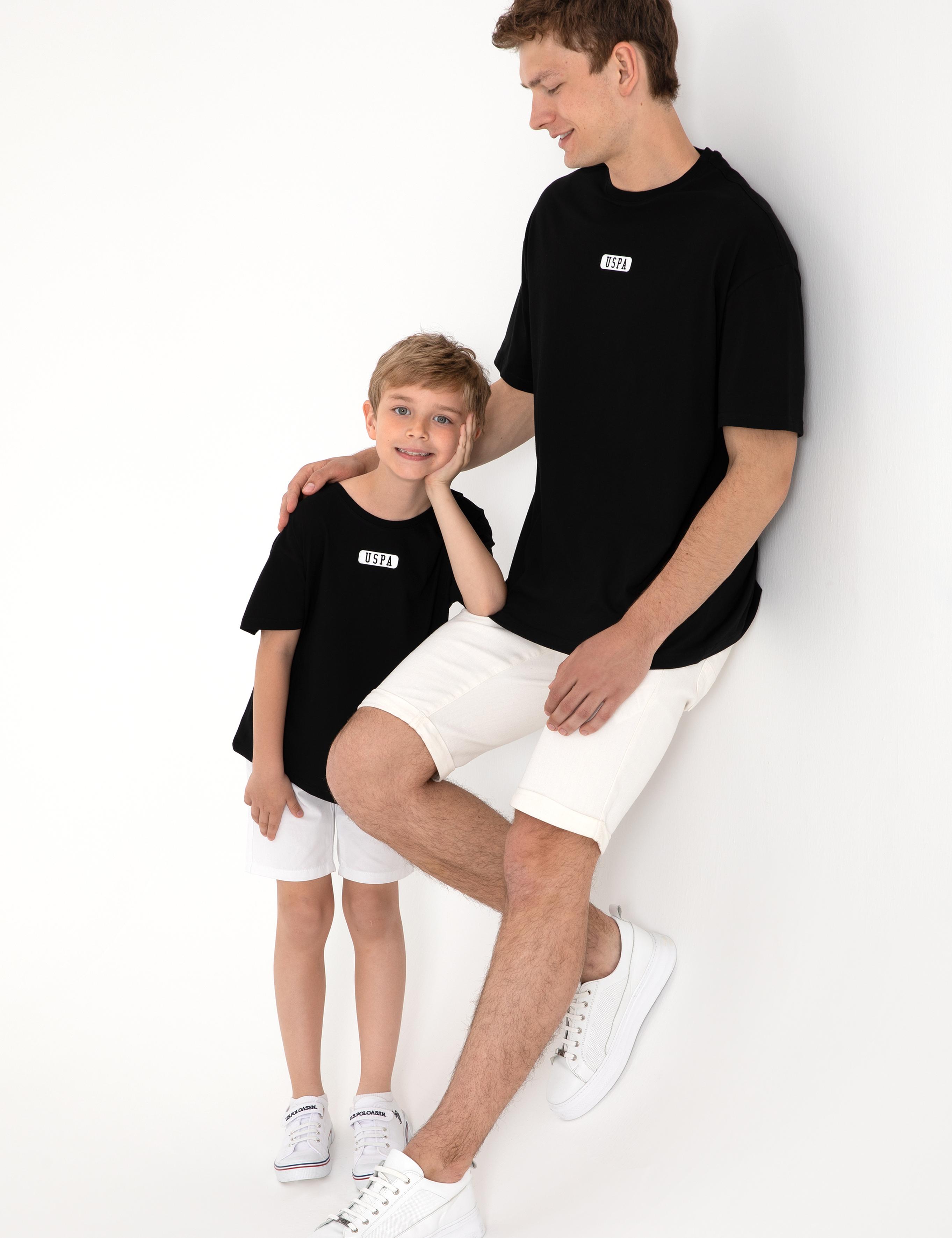 تی شرت یقه گرد آستین کوتاه Oversize یقه گرد مردانه یو اس پولو | U.S. Polo Assn. - تصویر 2