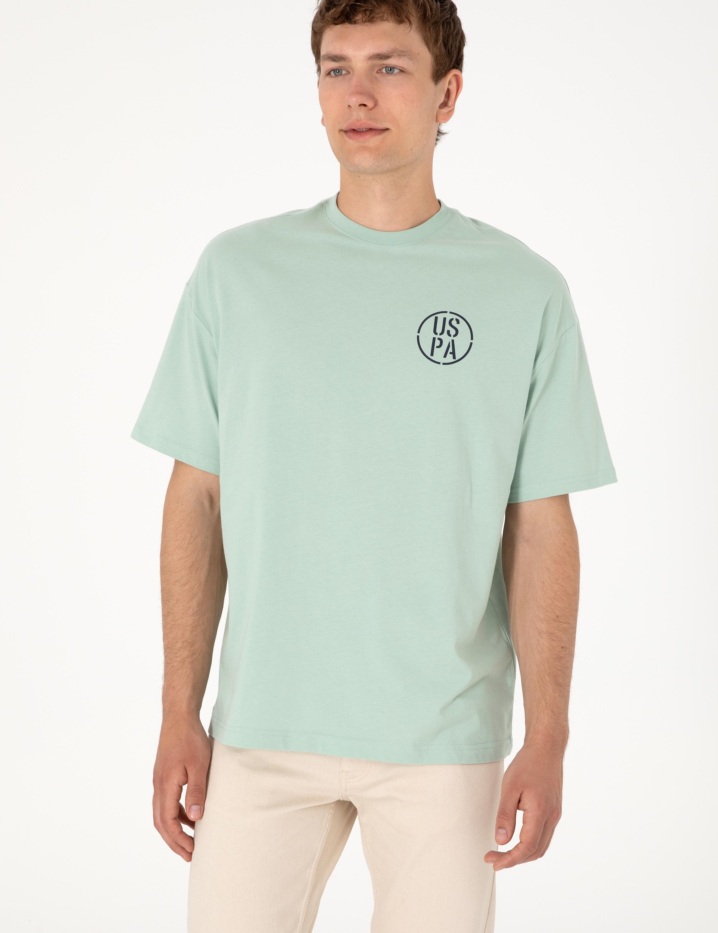تی شرت یقه گرد آستین کوتاه Oversize یقه گرد مردانه یو اس پولو | U.S. Polo Assn. - تصویر 5