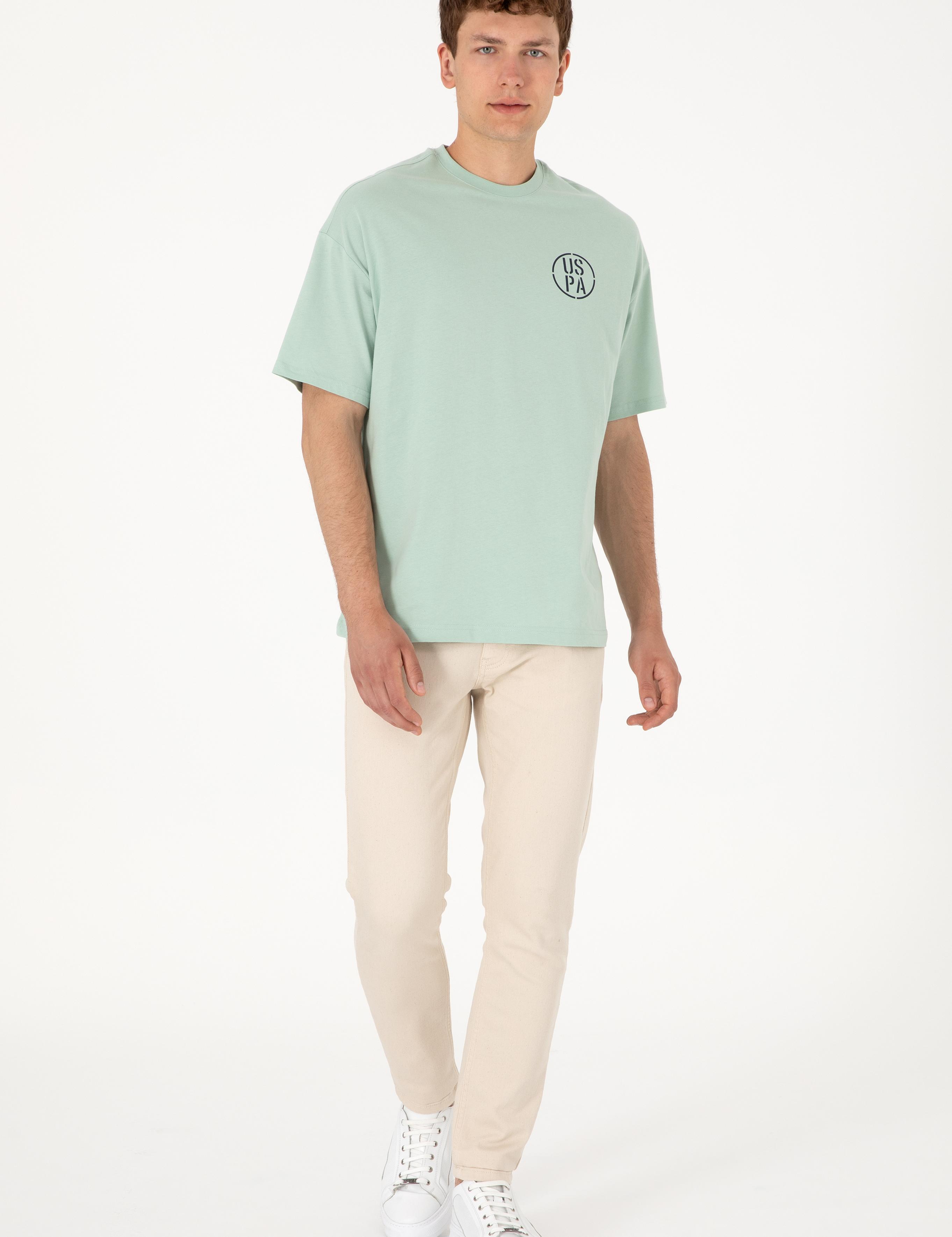تی شرت یقه گرد آستین کوتاه Oversize یقه گرد مردانه یو اس پولو | U.S. Polo Assn. - تصویر 6