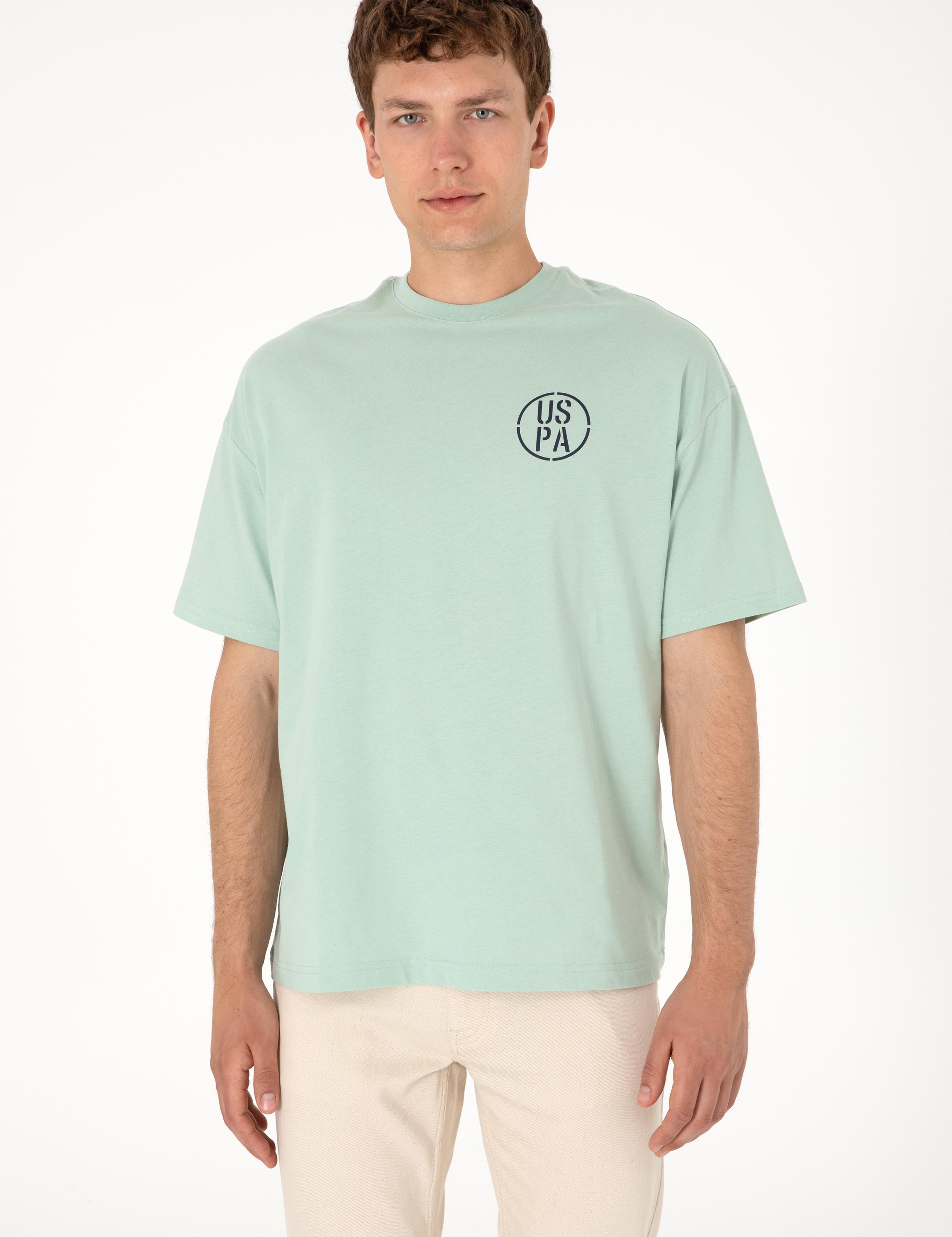 تی شرت یقه گرد آستین کوتاه Oversize یقه گرد مردانه یو اس پولو | U.S. Polo Assn. - تصویر 3