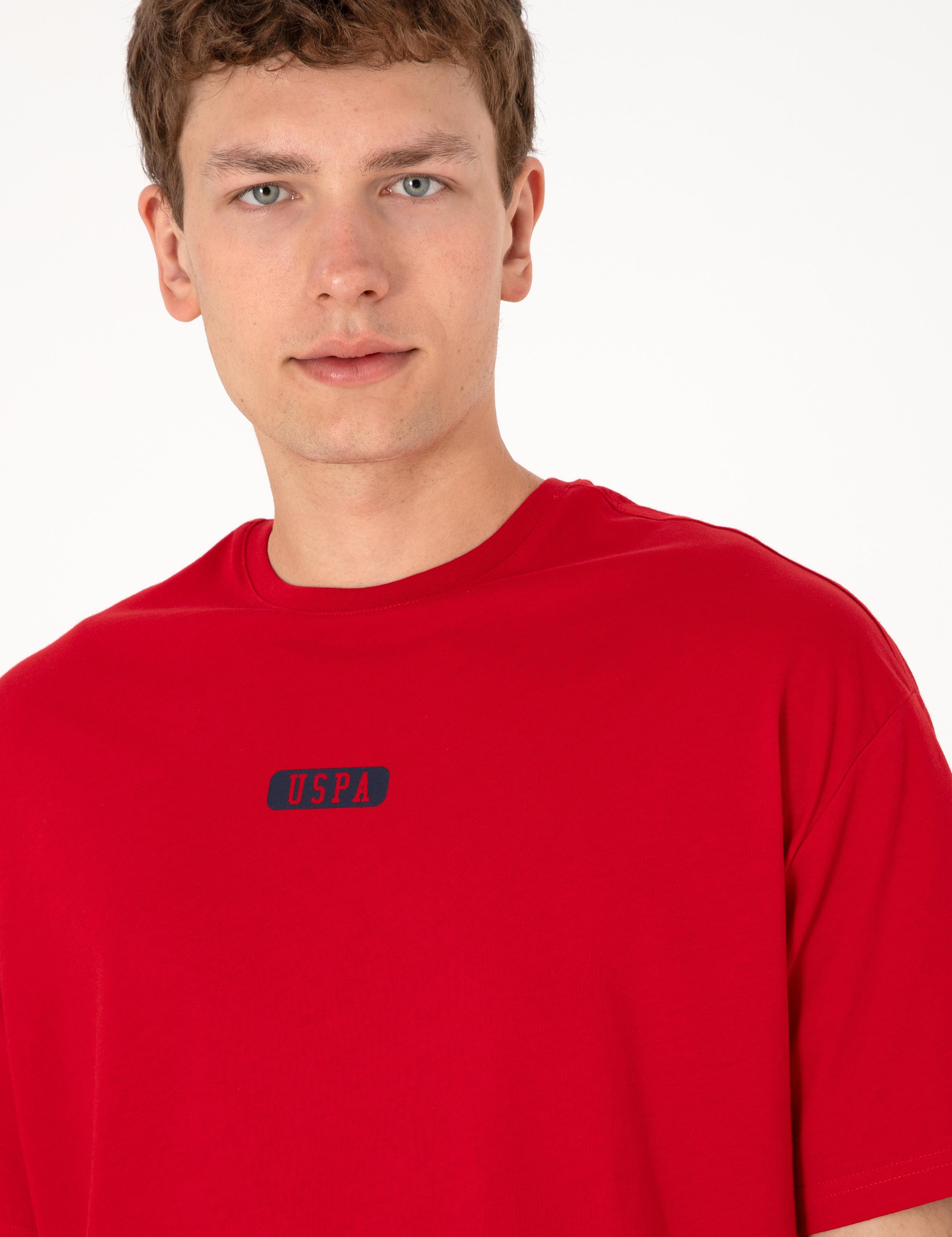 تی شرت یقه گرد آستین کوتاه Oversize یقه گرد مردانه یو اس پولو | U.S. Polo Assn. - تصویر 4