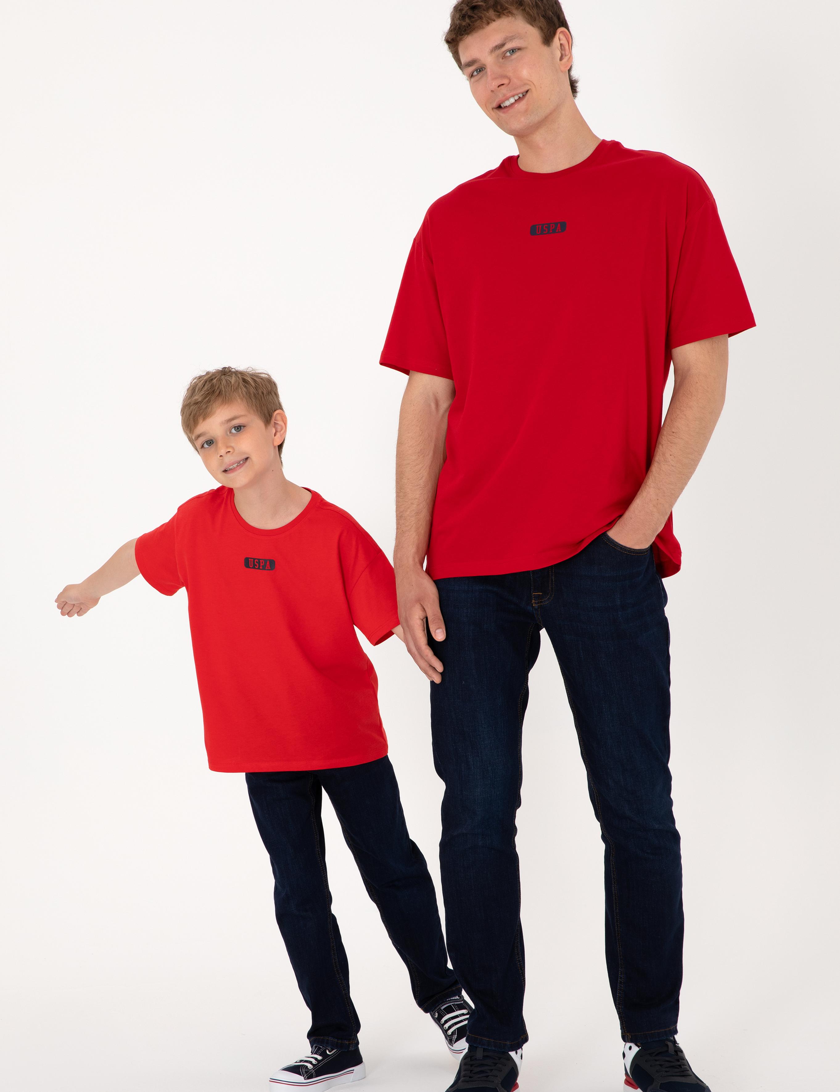 تی شرت یقه گرد آستین کوتاه Oversize یقه گرد مردانه یو اس پولو | U.S. Polo Assn. - تصویر 2