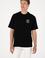 Erkek Oversize Fit Bisiklet Yaka Siyah Tişört