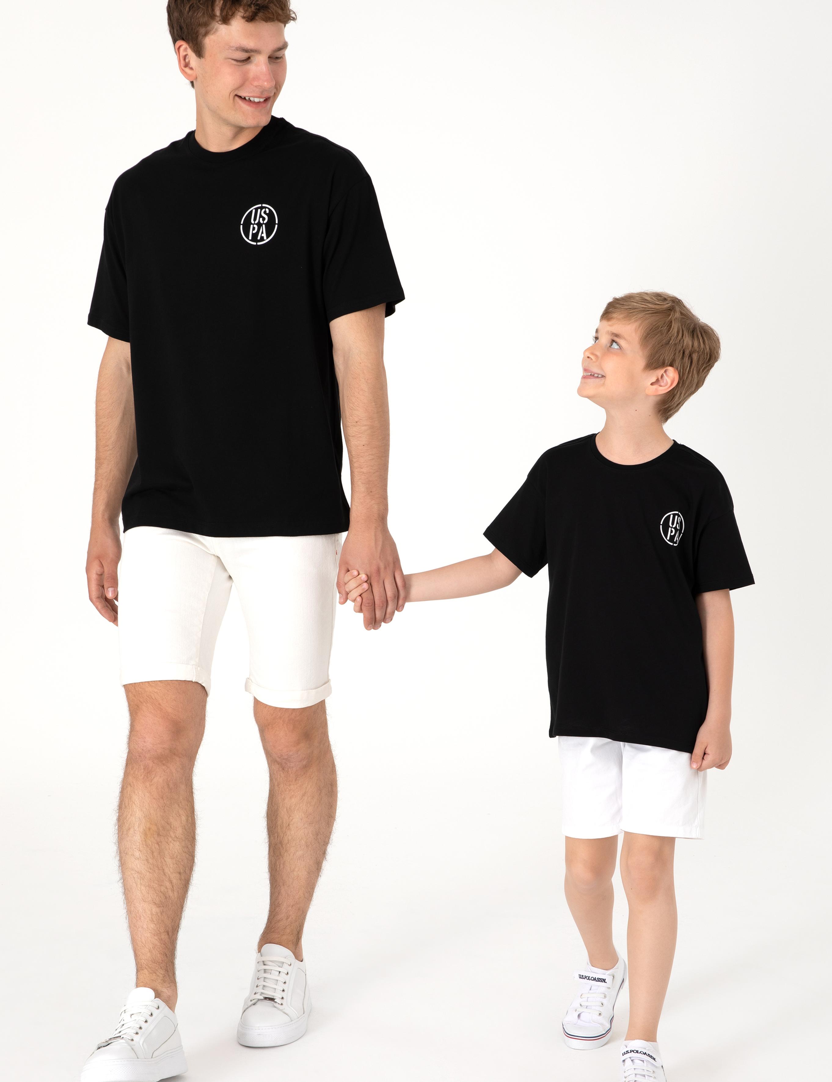 تی شرت یقه گرد آستین کوتاه Oversize یقه گرد مردانه یو اس پولو | U.S. Polo Assn. - تصویر 2
