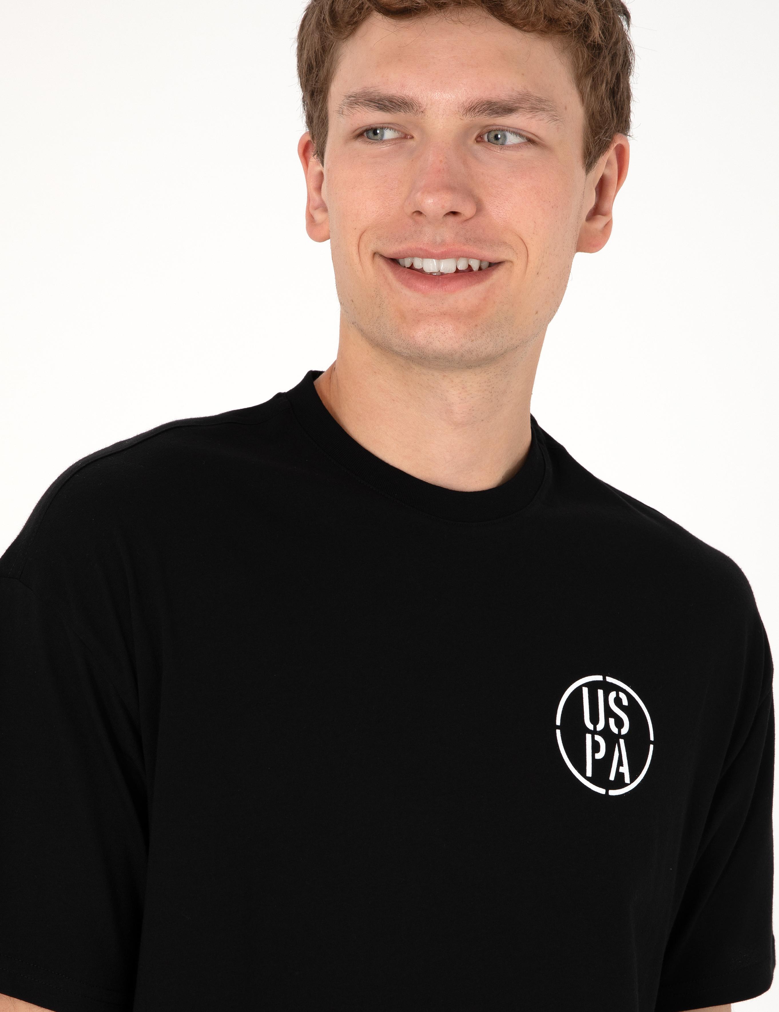 تی شرت یقه گرد آستین کوتاه Oversize یقه گرد مردانه یو اس پولو | U.S. Polo Assn. - تصویر 4