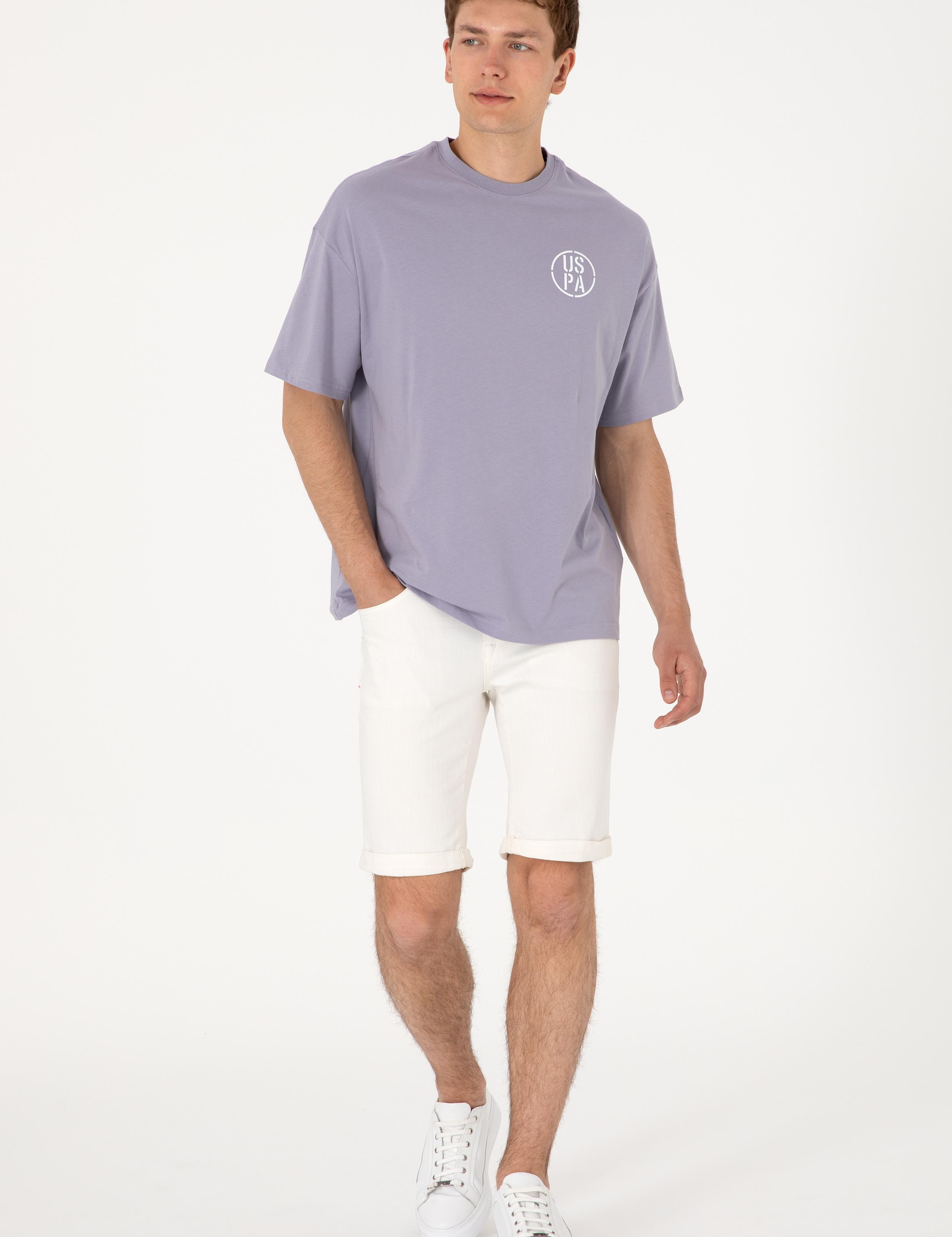 تی شرت یقه گرد آستین کوتاه Oversize یقه گرد مردانه یو اس پولو | U.S. Polo Assn. - تصویر 6