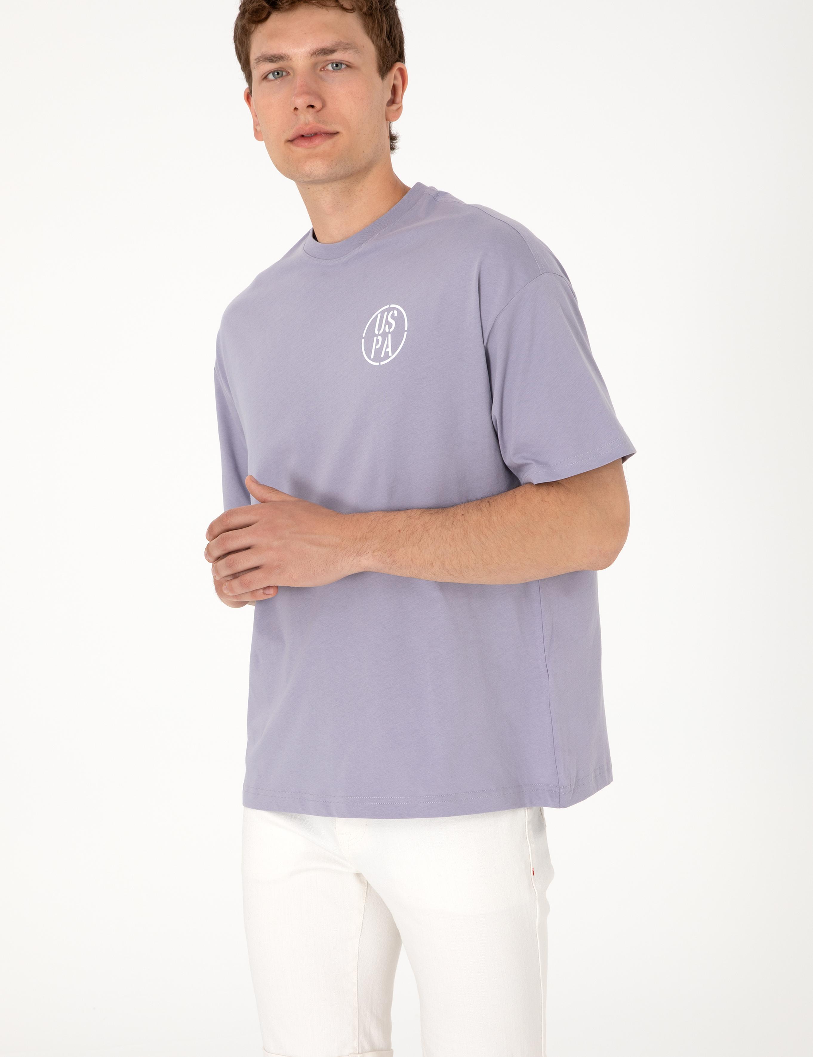 تی شرت یقه گرد آستین کوتاه Oversize یقه گرد مردانه یو اس پولو | U.S. Polo Assn. - تصویر 5