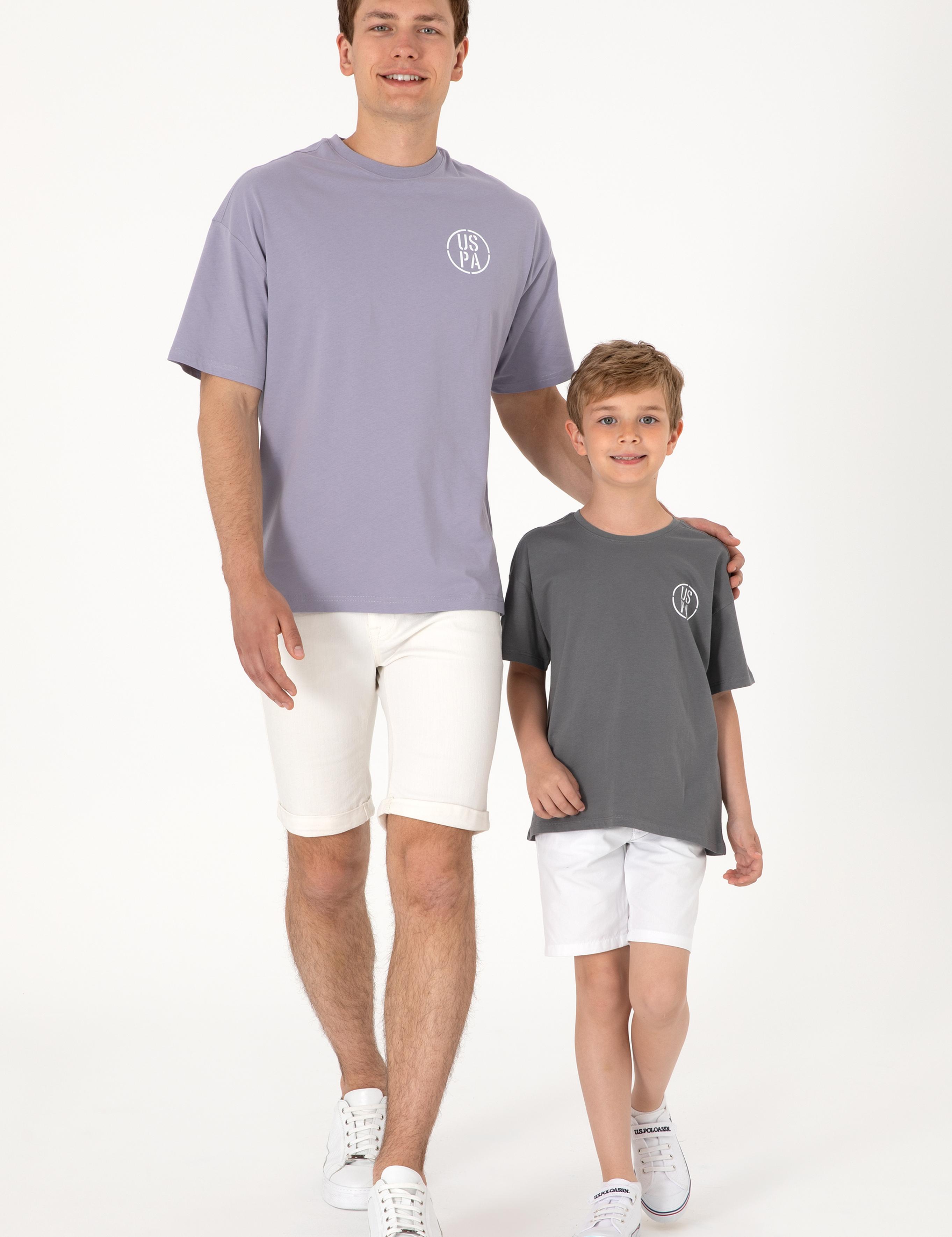 تی شرت یقه گرد آستین کوتاه Oversize یقه گرد مردانه یو اس پولو | U.S. Polo Assn. - تصویر 2